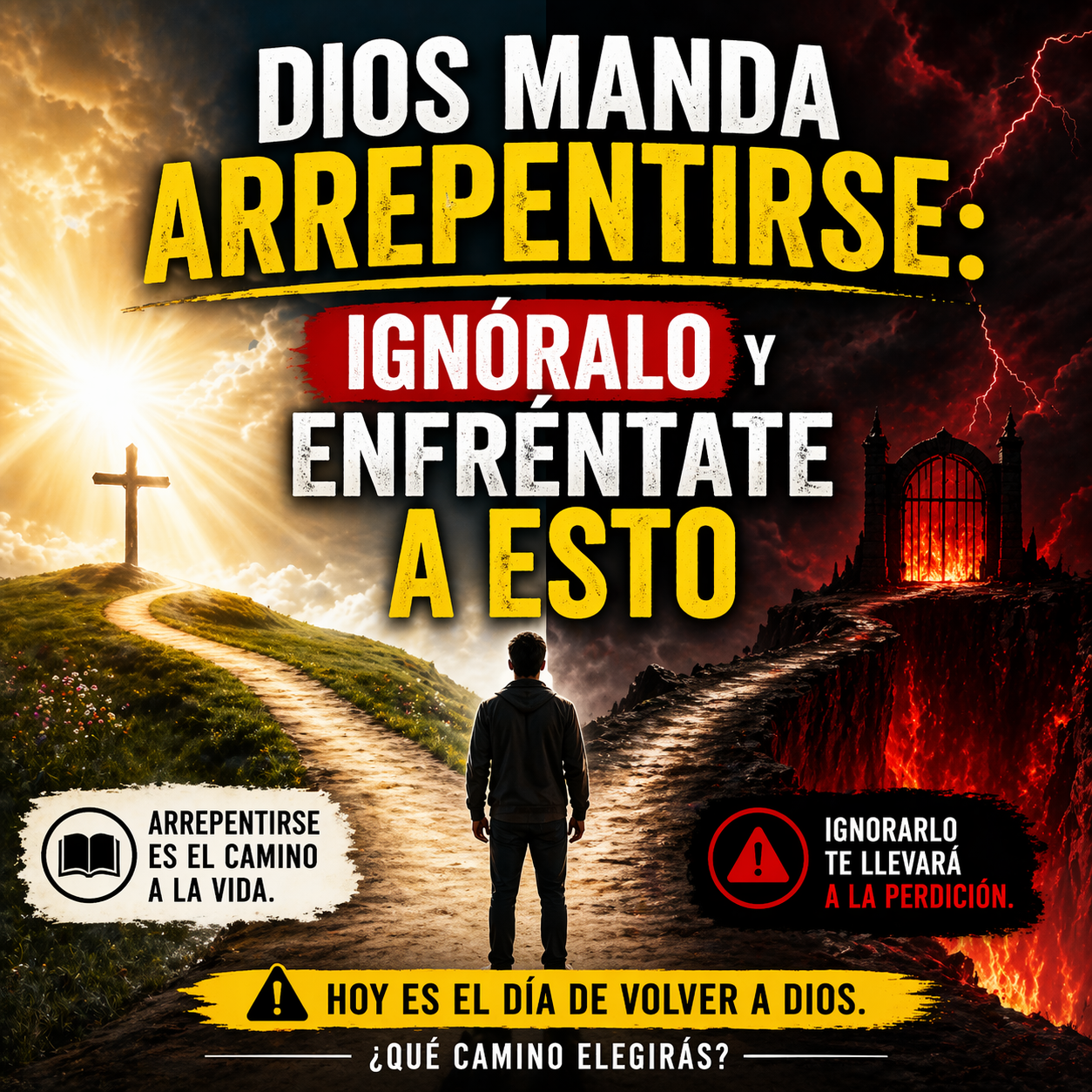 Dios manda arrepentirse: ignóralo y enfréntate a esto