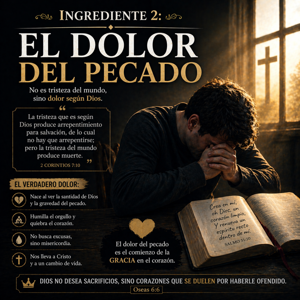 El dolor del pecado - cristianos educados
