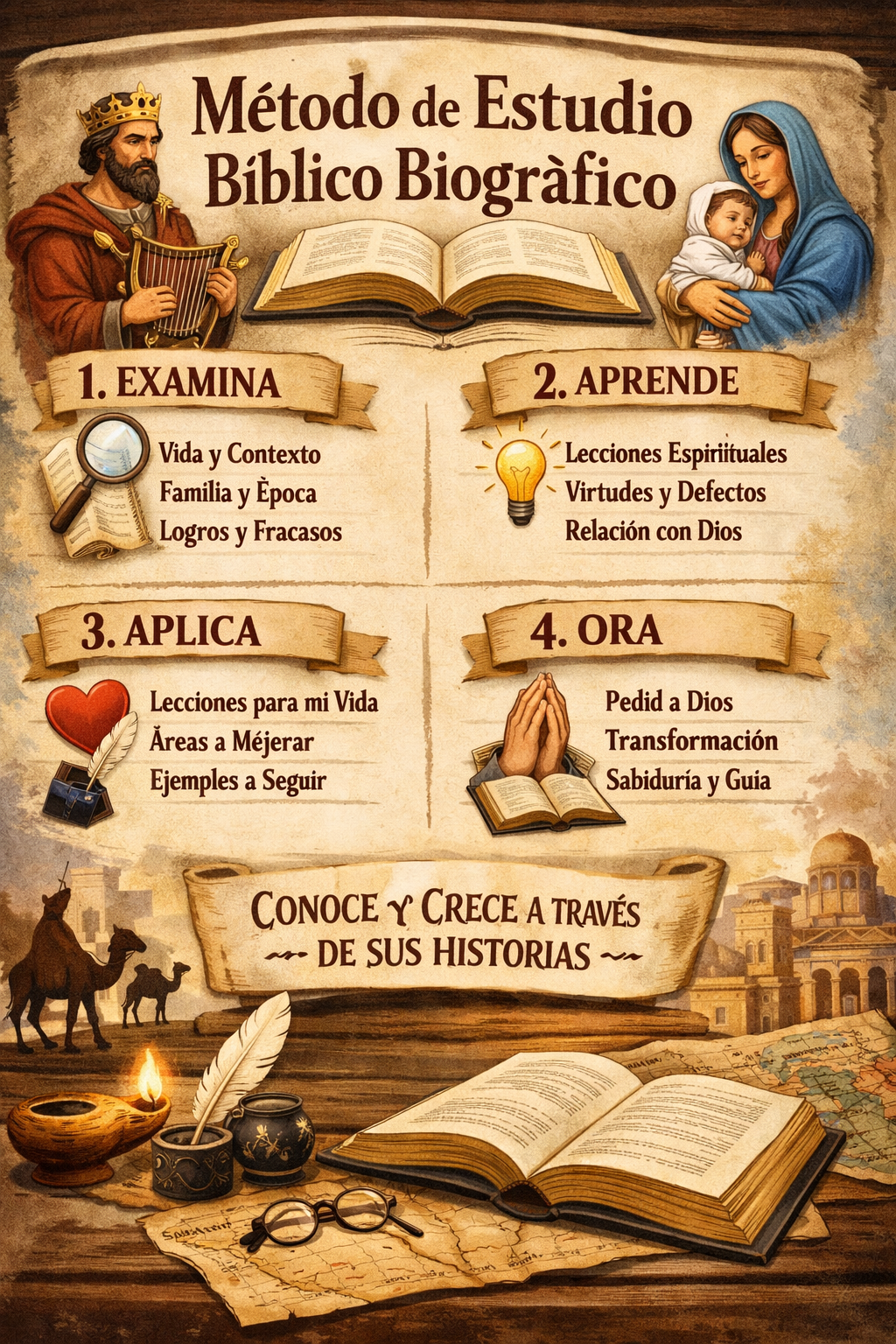 Método de estudio bíblico biográfico