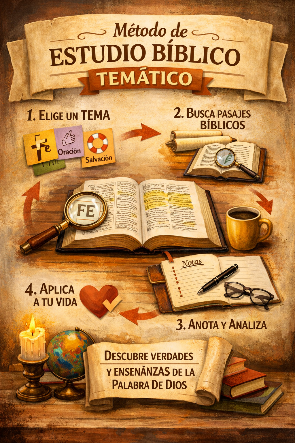 Método de estudio bíblico temático